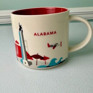 Alabama Starbucks Coffee Mug Tea Cup You Are Here Collection 14oz 2017